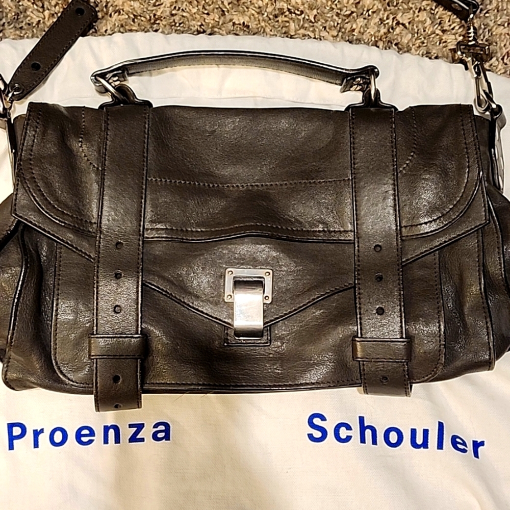 ***SOLD*** Proenza Schouler PS1 Medium Dark Chocolate Satchel